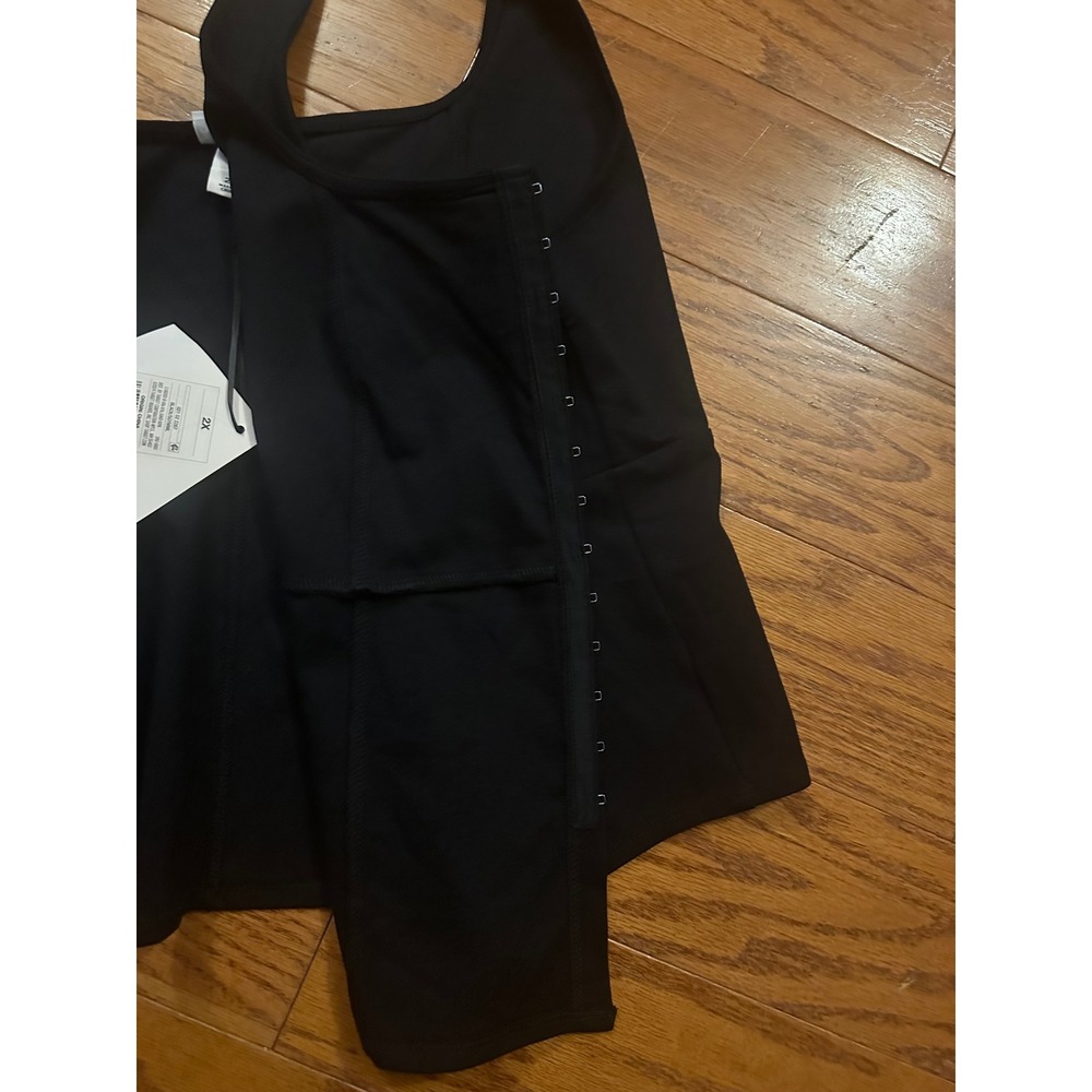 Ava & Viv Corset Hook and Eye Peplum Tank Top 2X NWT 021 02 2267 - Picture 3 of 3